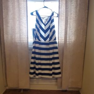 Anne Taylor Loft Striped Dress